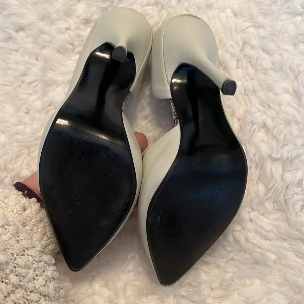 Steven by Steve Madden Newbee White Pumps - Picture 5 of 8